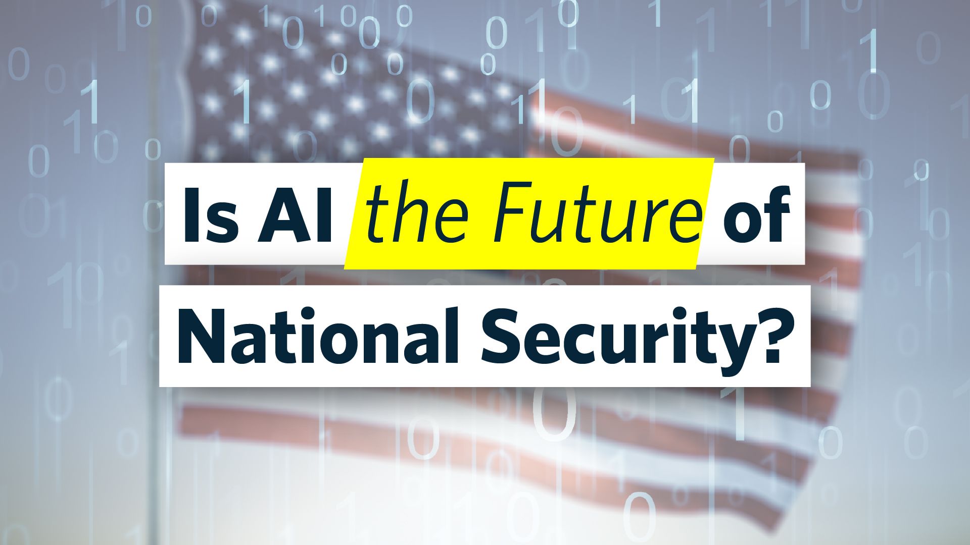 Video of Chris Chivvis discussing the role of AI in national security decision-making.